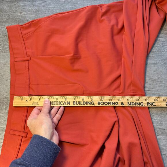 NWT Halara Flex High Waisted Pocket Straight Leg Work Pants XLP Burnt Orange - Picture 12 of 15